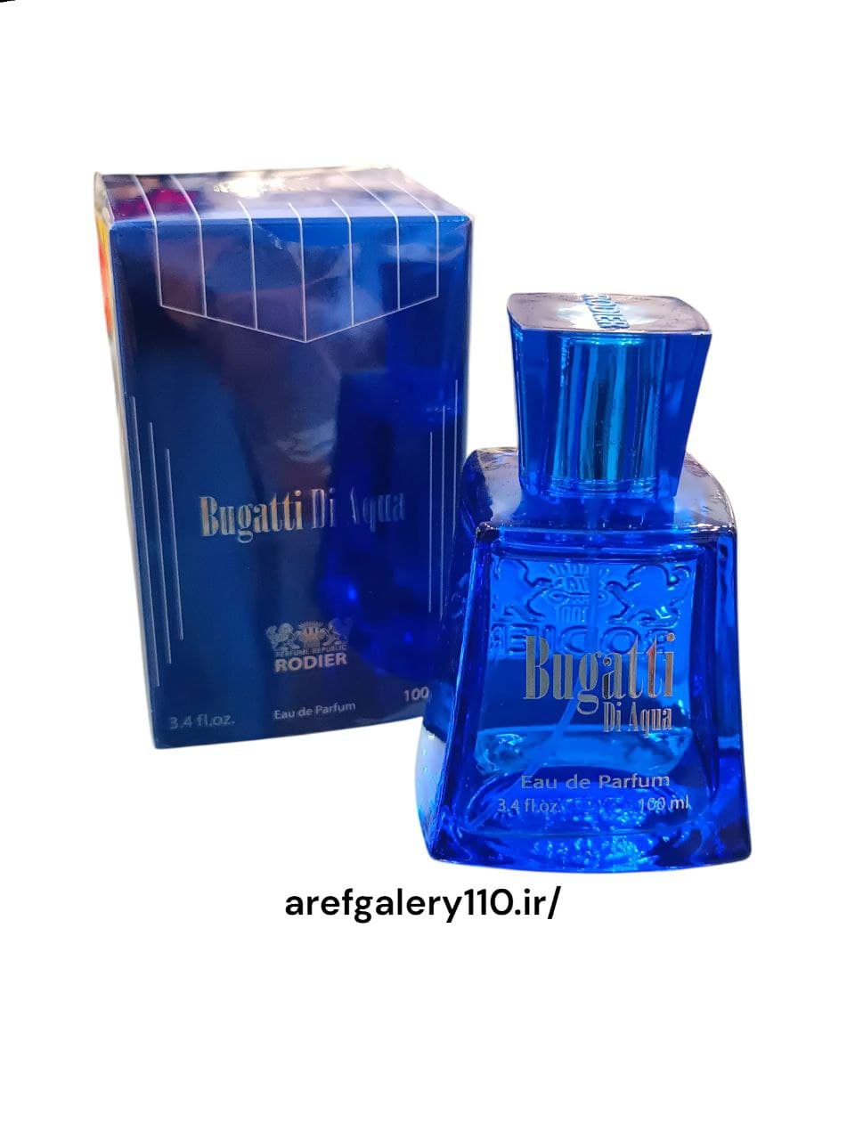 ادکلن ادو پرفیوم مردانه رودیر/ مدل بوگاتی دی آکوا Bugatti Di Aqua /حجم 100 میلی لیتر/ارسال رایگان