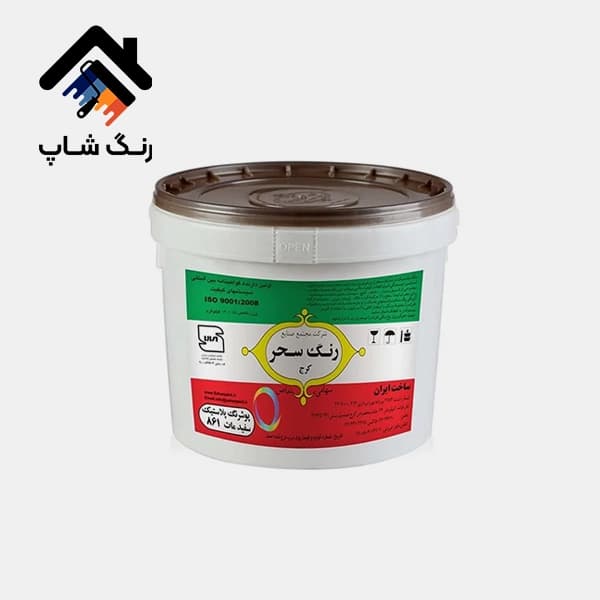 رنگ تمام پلاستیک سفید مات سحر کد 861