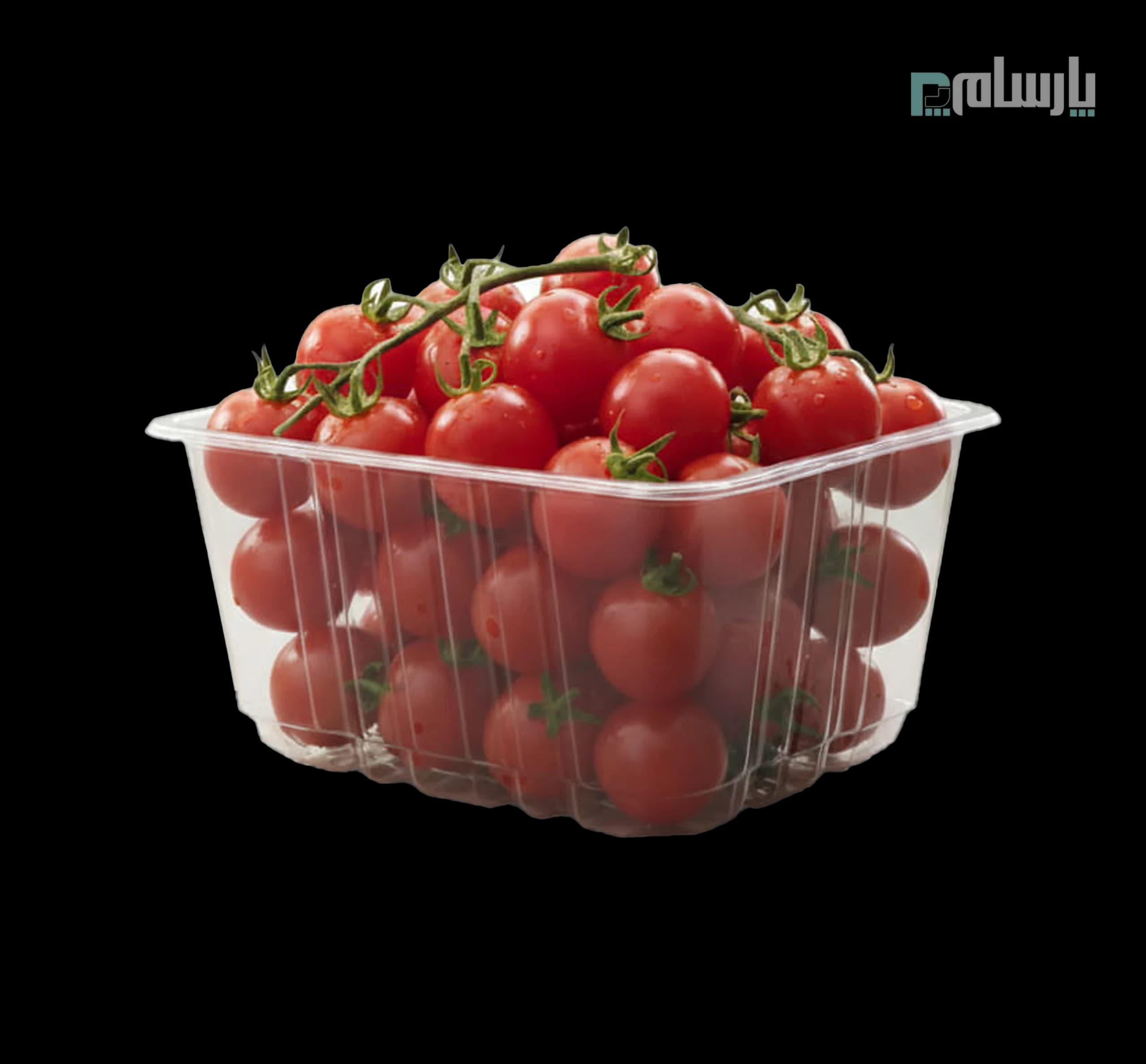 ظرف یکبار مصرف کرکره ای 7 سانت پلی پروپیلن شفاف نوین رویا