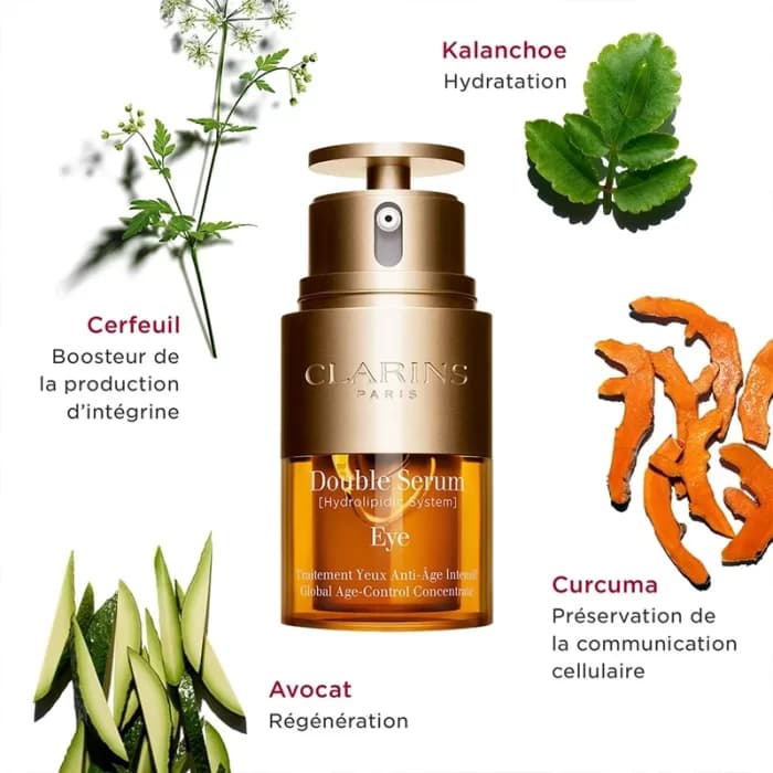 دابل سرم دور چشم کلارنس | Clarins Double Serum Eye — تصویر ۴