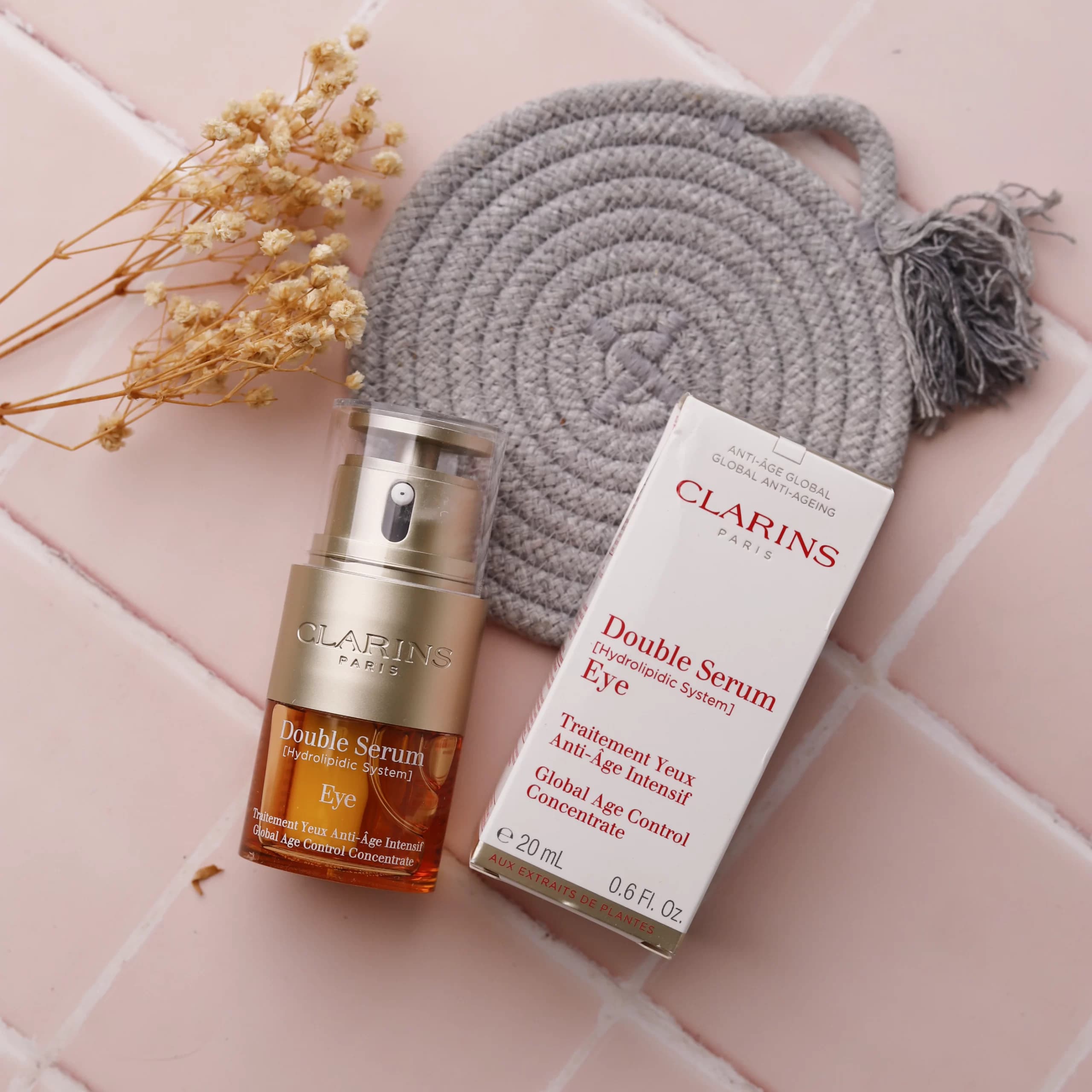دابل سرم دور چشم کلارنس | Clarins Double Serum Eye — تصویر ۷