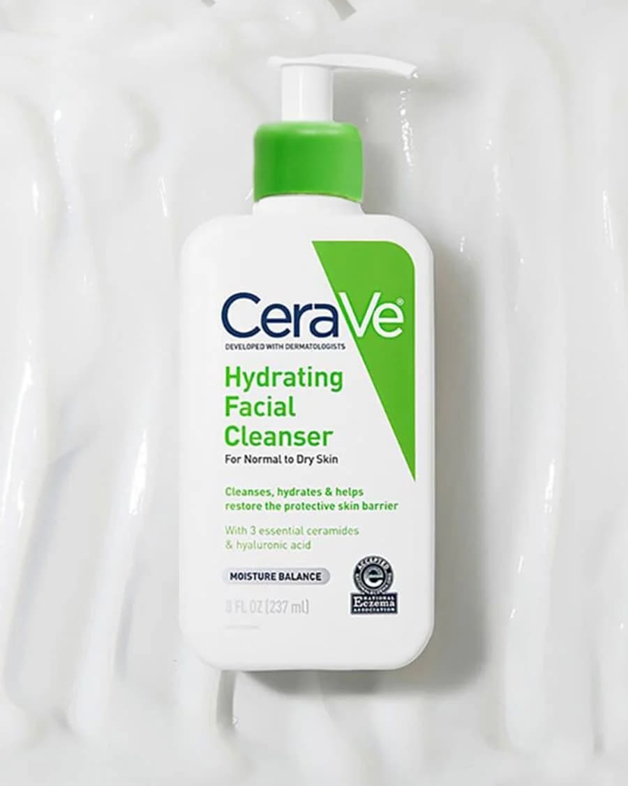 ژل شستشو آبرسان صورت (نرمال تا خشک) سراوی 473 میل CeraVe Hydrating Cleanser — تصویر ۵