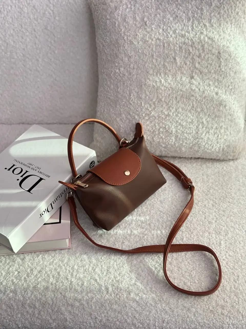 کیف زنانه لانگ چمپ چرم – 13757 — تصویر ۵