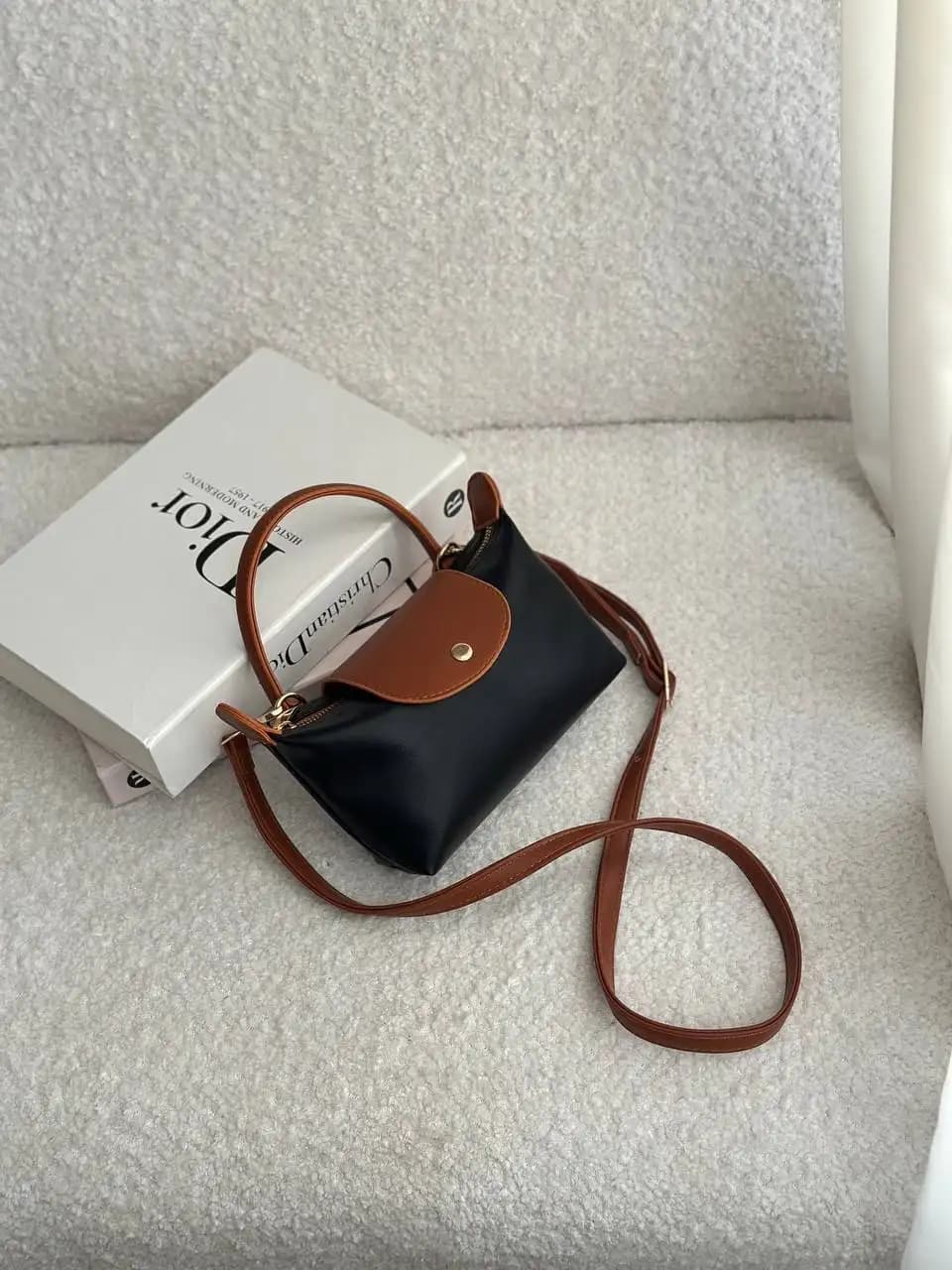 کیف زنانه لانگ چمپ چرم – 13757 — تصویر ۳