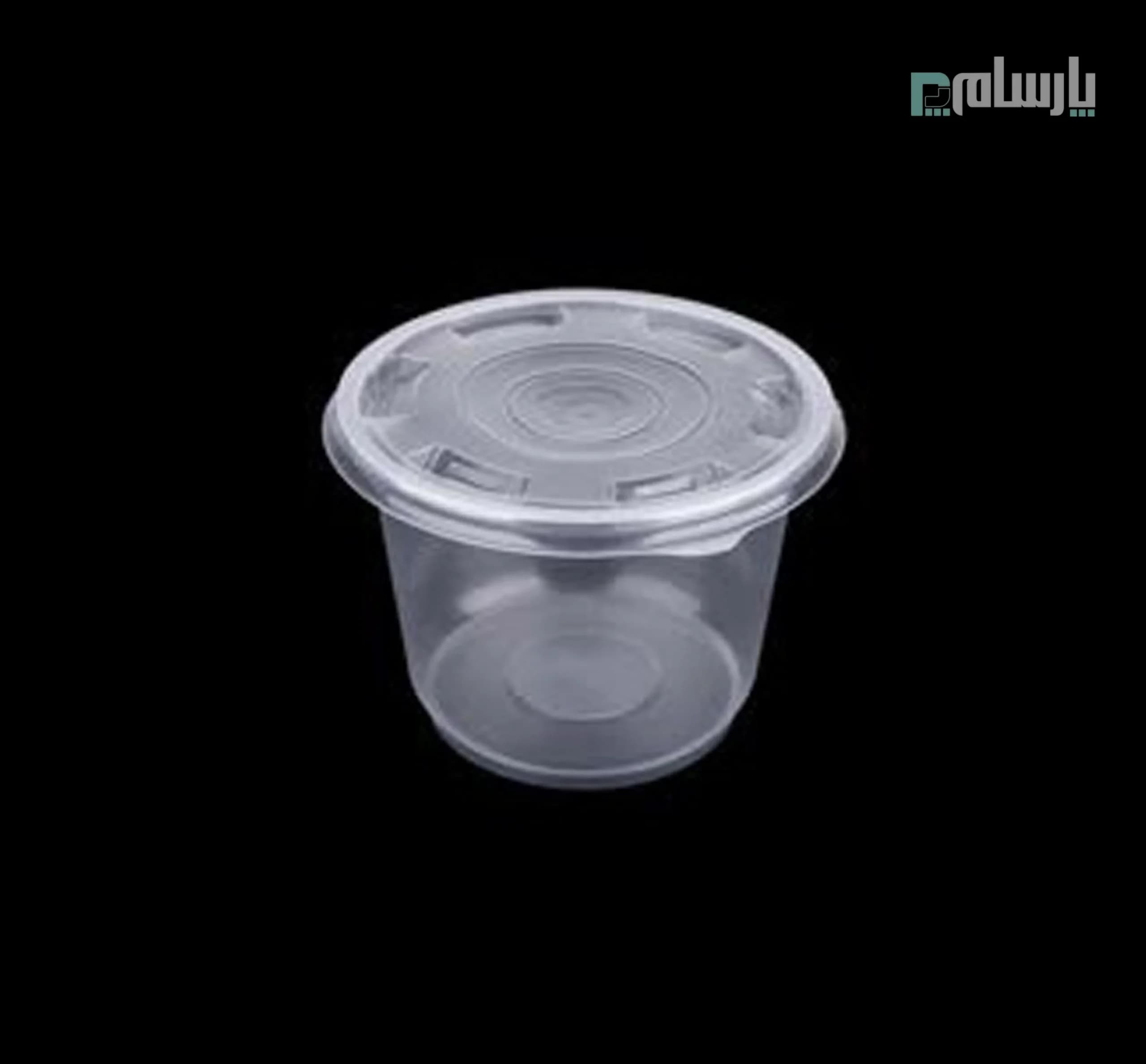 سطل یکبار مصرف 1000 سی سی شفاف درب دار پریما