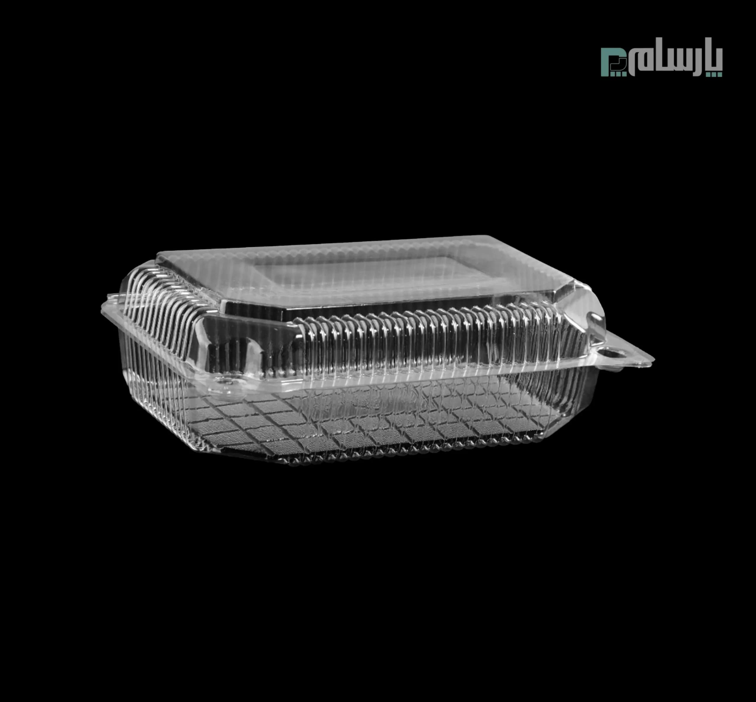 ظرف یکبار مصرف فوکری کوتاه شفاف مستطیل پریما
