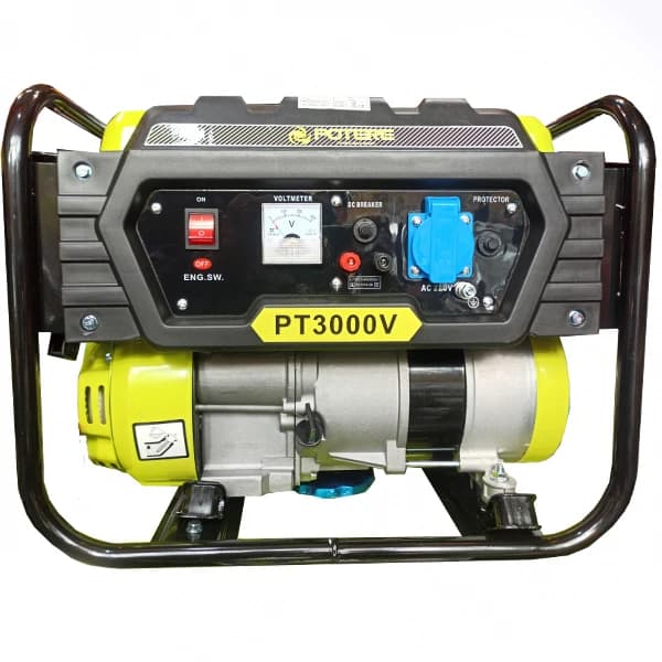 موتور برق بنزینی پوتر 1.5 کیلووات مدل PT3000V تک فاز هندلی