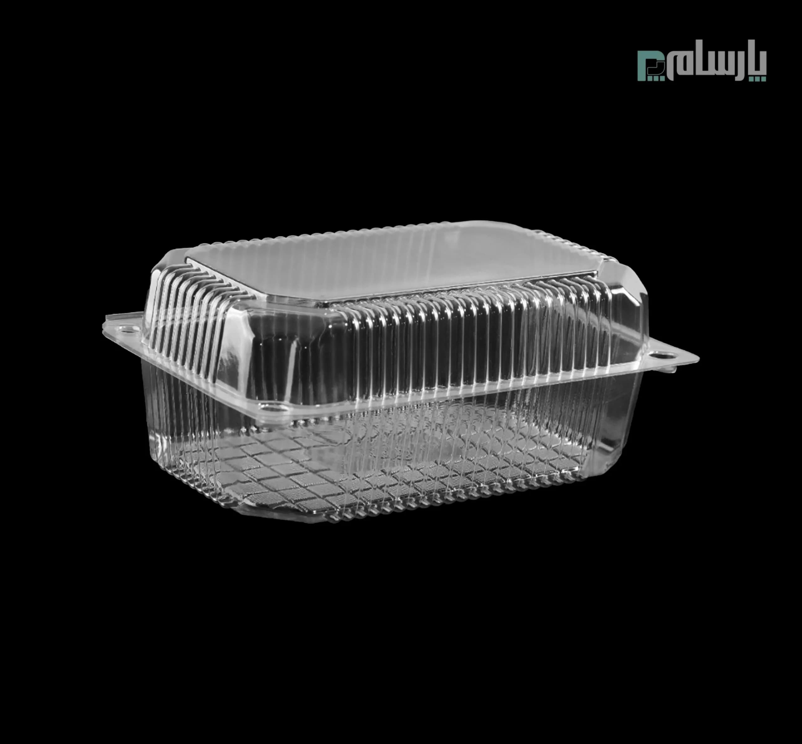 ظرف یکبار مصرف فوکری بلند مستطیل شفاف پریما