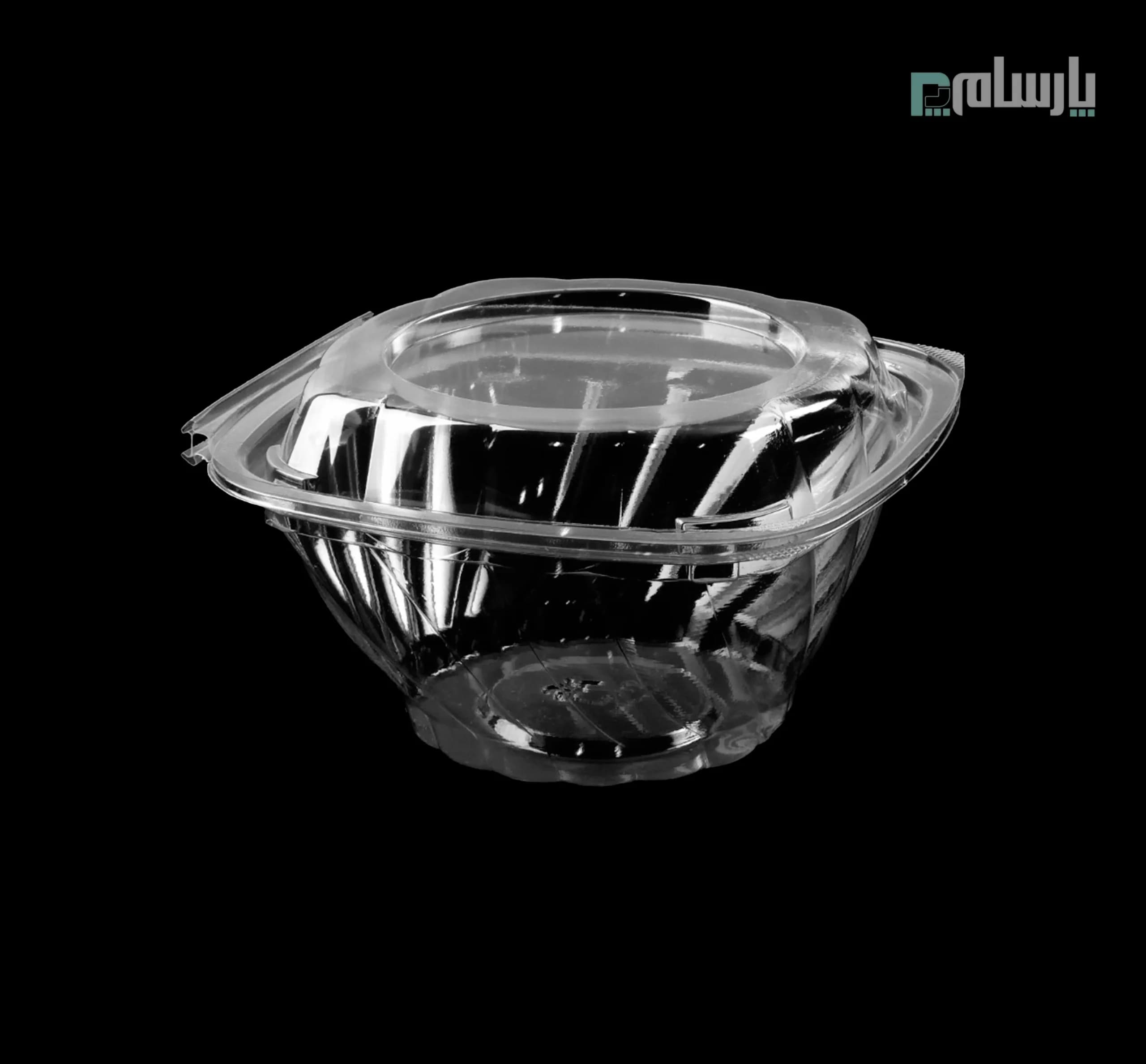 ظرف یکبار مصرف یاقوت بلند شفاف پریما