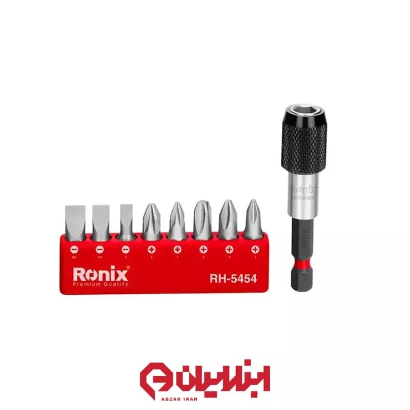 ست رابط و سری پیچ گوشتی 9 عددی رونیکس مدل RH-5454 — تصویر ۷