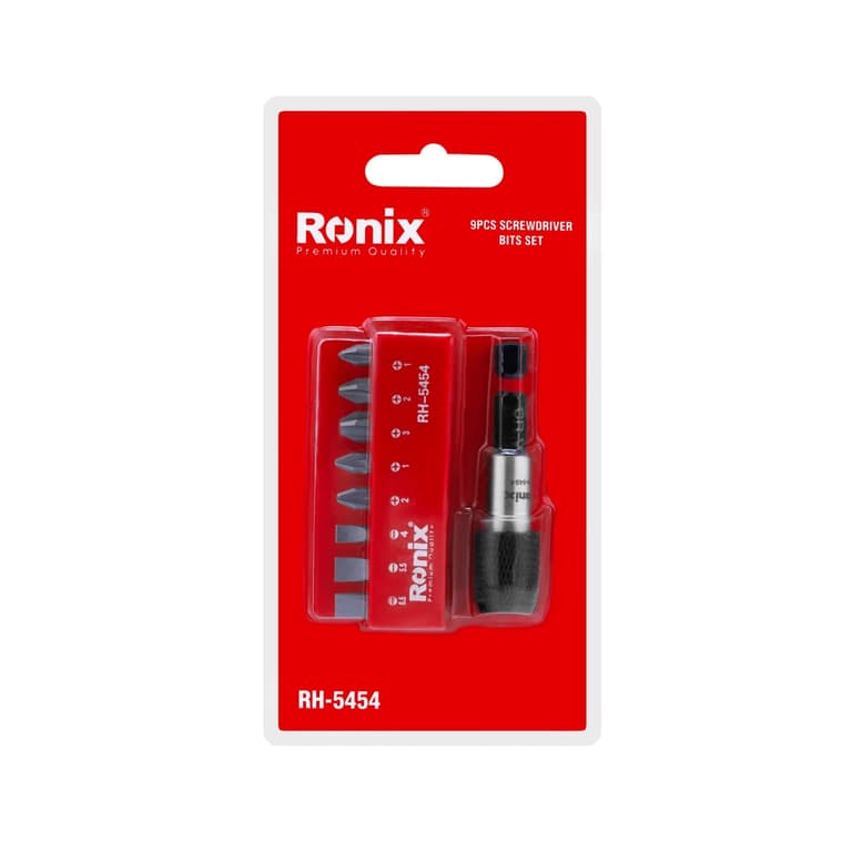 ست رابط و سری پیچ گوشتی 9 عددی رونیکس مدل RH-5454 — تصویر ۴