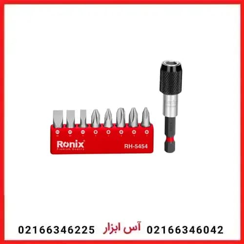 ست رابط و سری پیچ گوشتی 9 عددی رونیکس مدل RH-5454 — تصویر ۱۱
