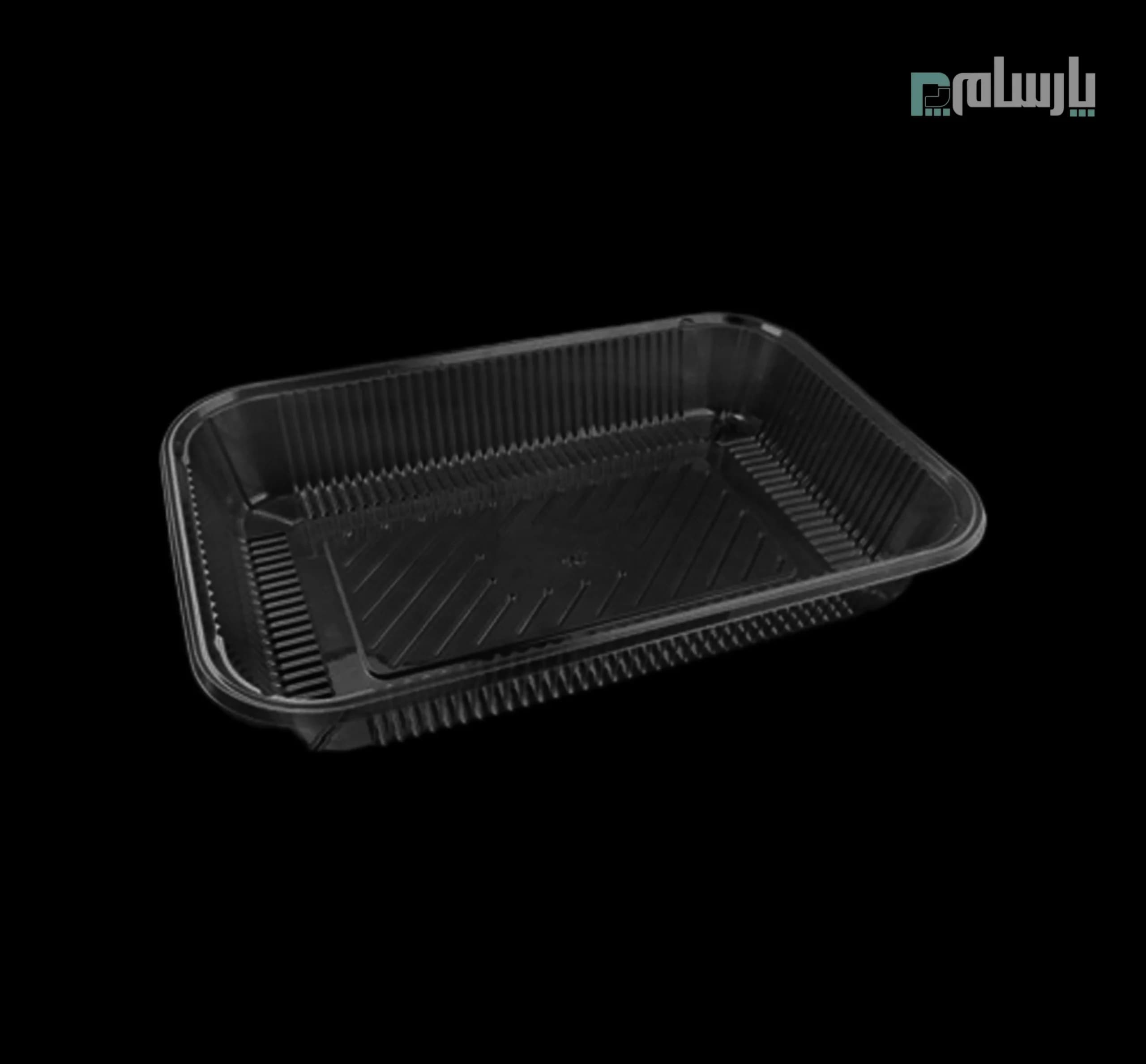 دیس یکبار مصرف خانواده بلند مستطیل شفاف پریما