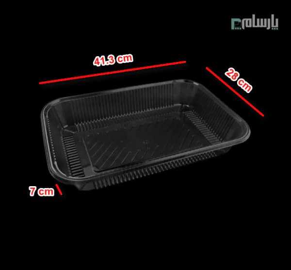دیس یکبار مصرف خانواده بلند مستطیل شفاف پریما — تصویر ۴