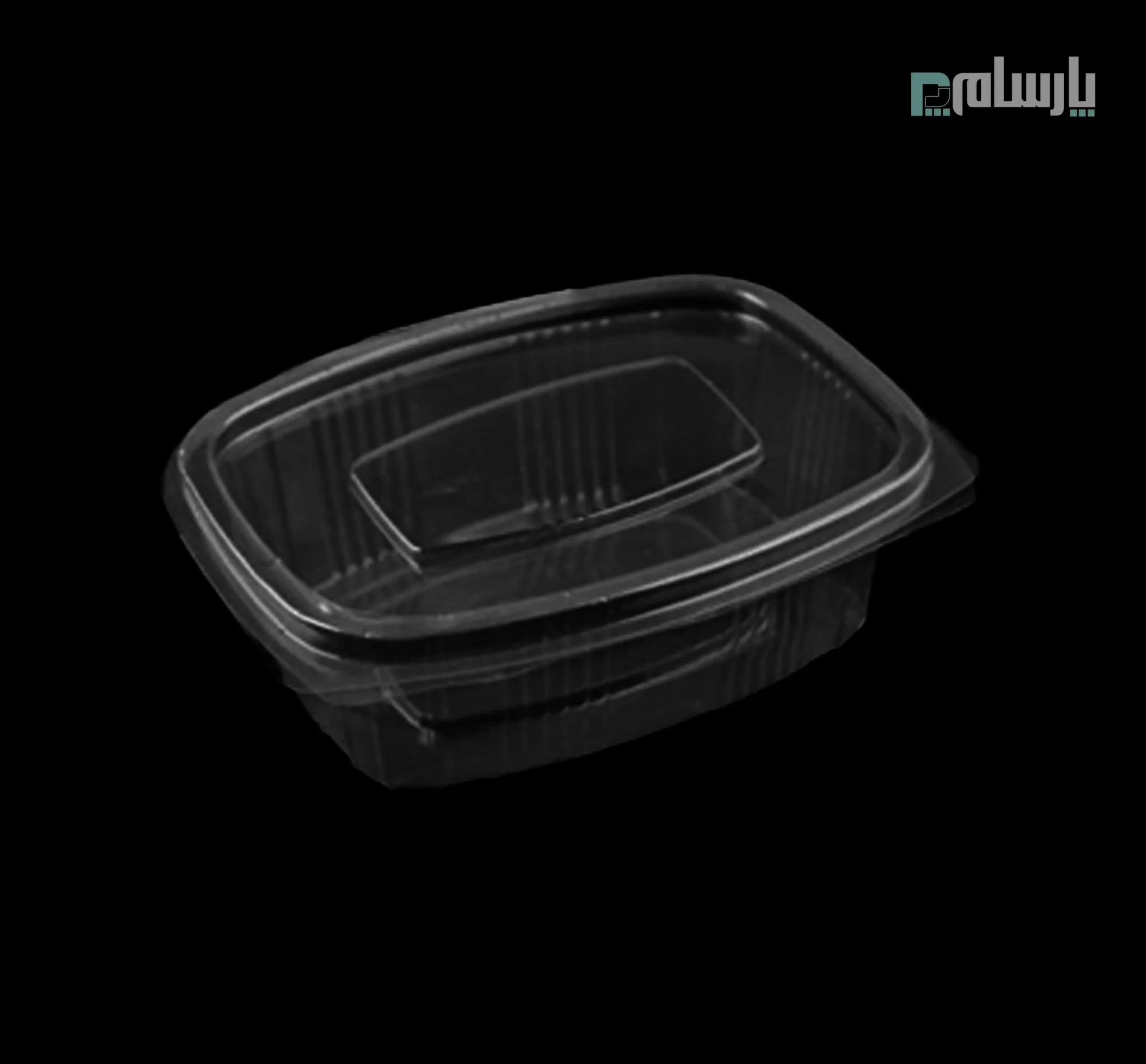 ظرف یکبار مصرف دلی 200 سی سی مستطیل شفاف پریما