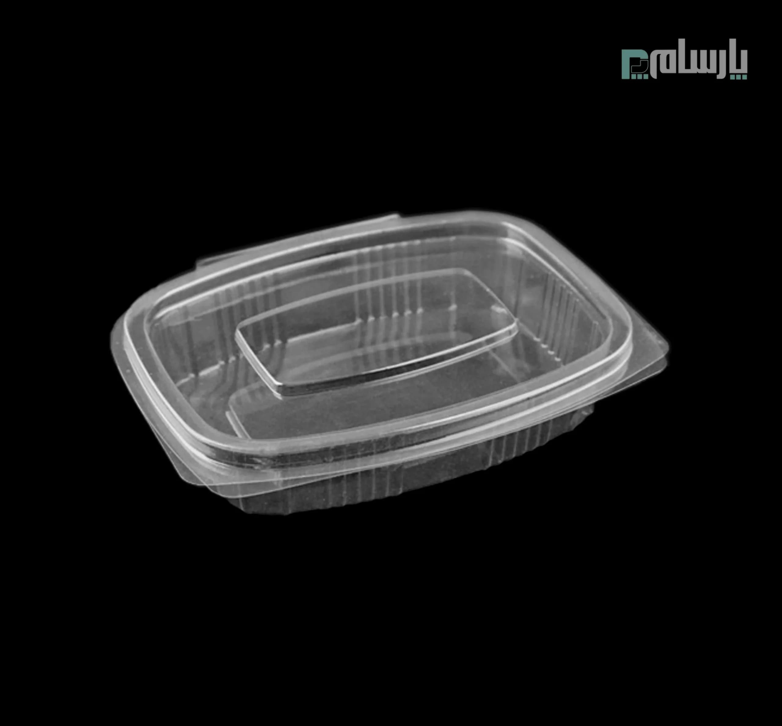 ظرف یکبار مصرف دلی 150 سی سی مستطیل شفاف پریما