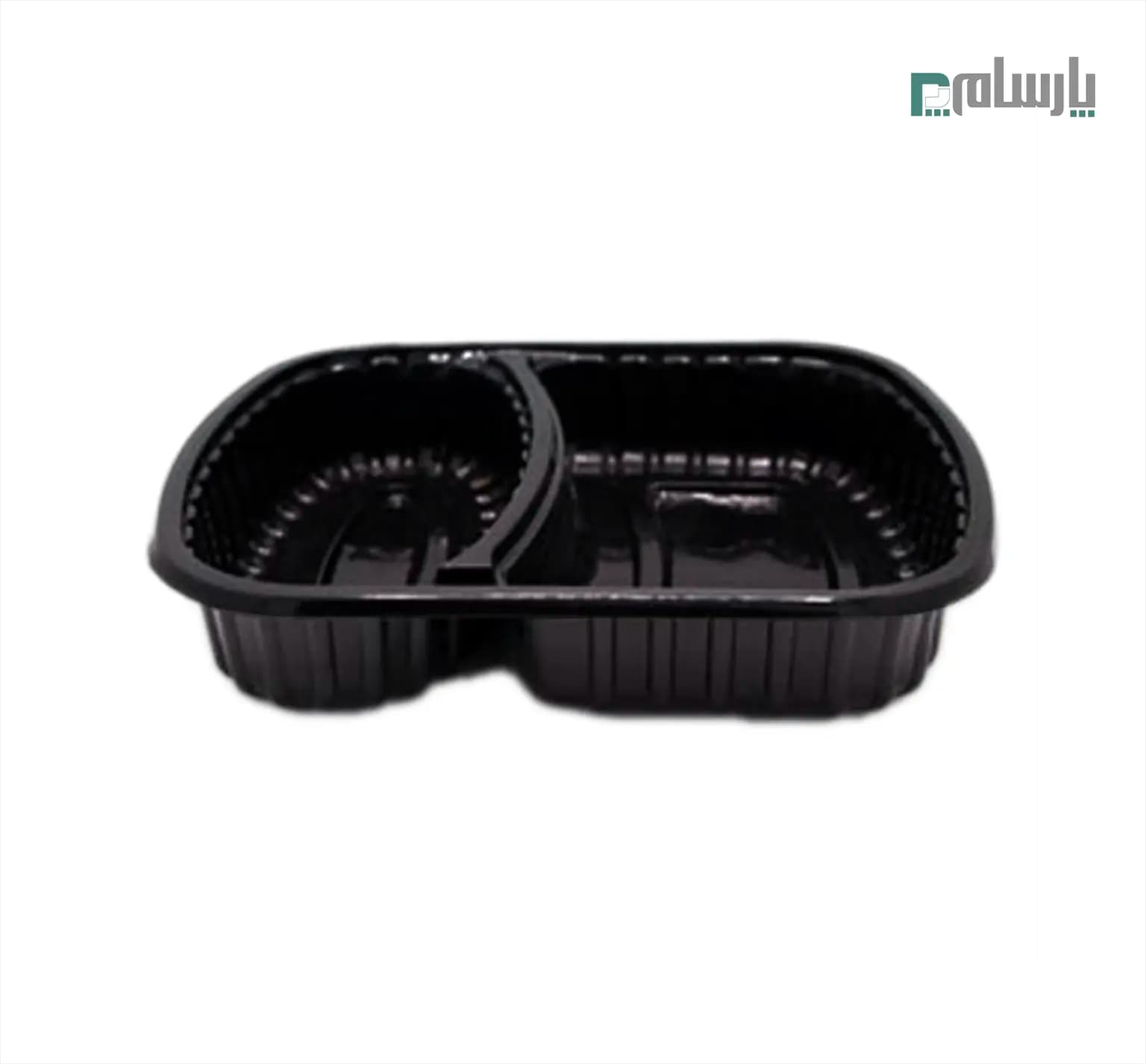 ظرف یکبار مصرف دو خانه مشکی کد 602 آیاتای