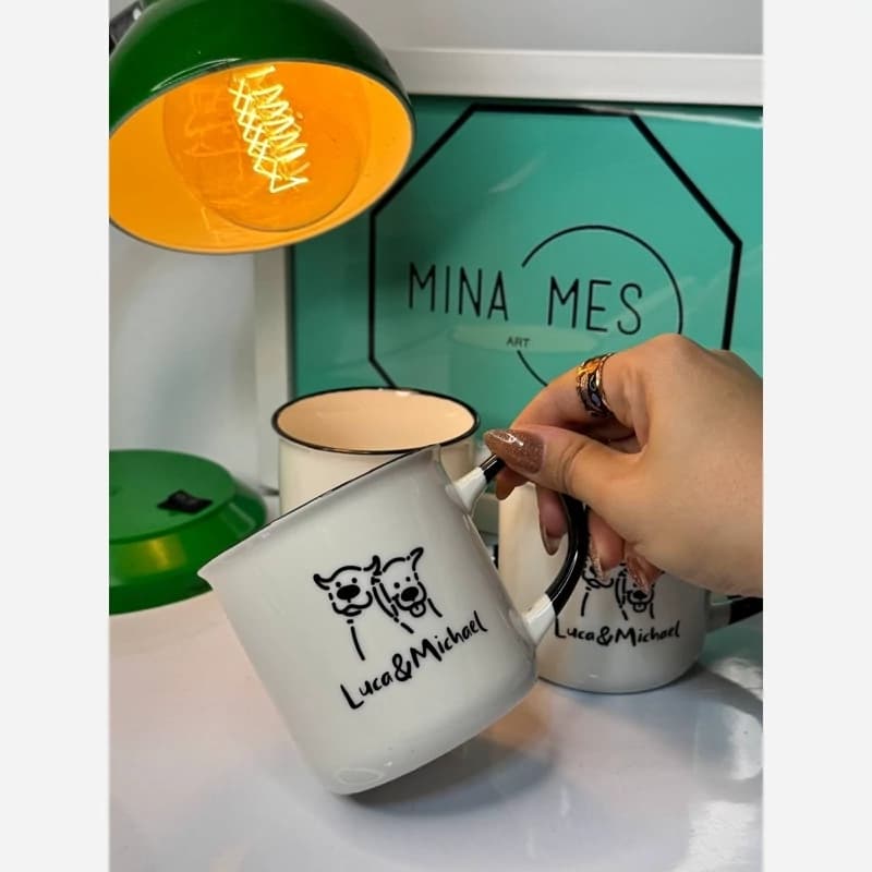 ماگ طرح سگ فانتزی کد 001533