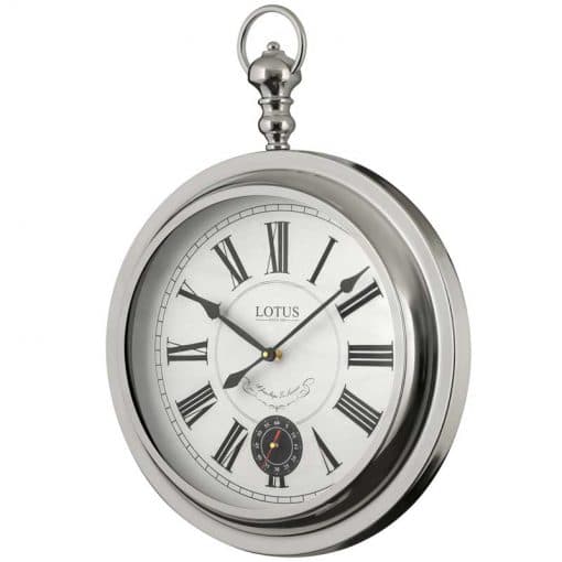 ساعت دیواری فلزی مدل JOLIET کد M 4031 رنگ SILVER — تصویر ۱۰