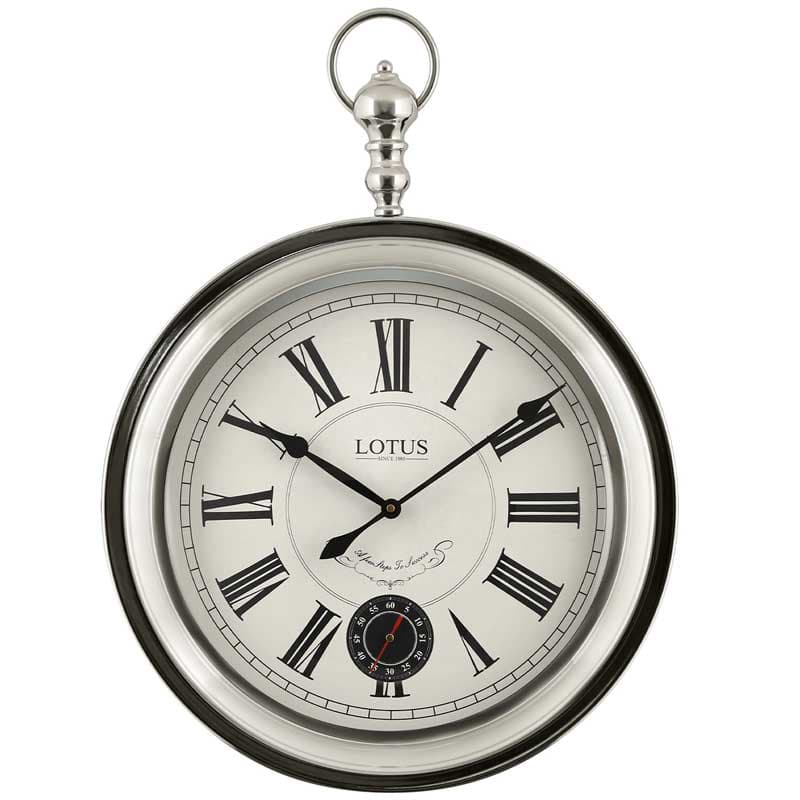 ساعت دیواری فلزی مدل JOLIET کد M 4031 رنگ SILVER — تصویر ۲