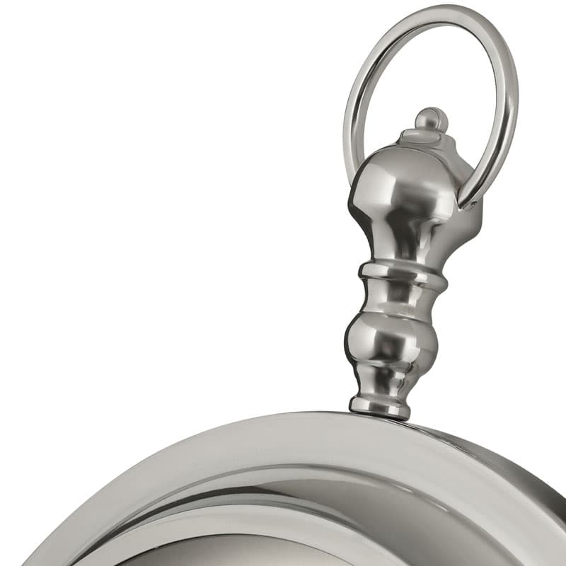 ساعت دیواری فلزی مدل JOLIET کد M 4031 رنگ SILVER — تصویر ۴