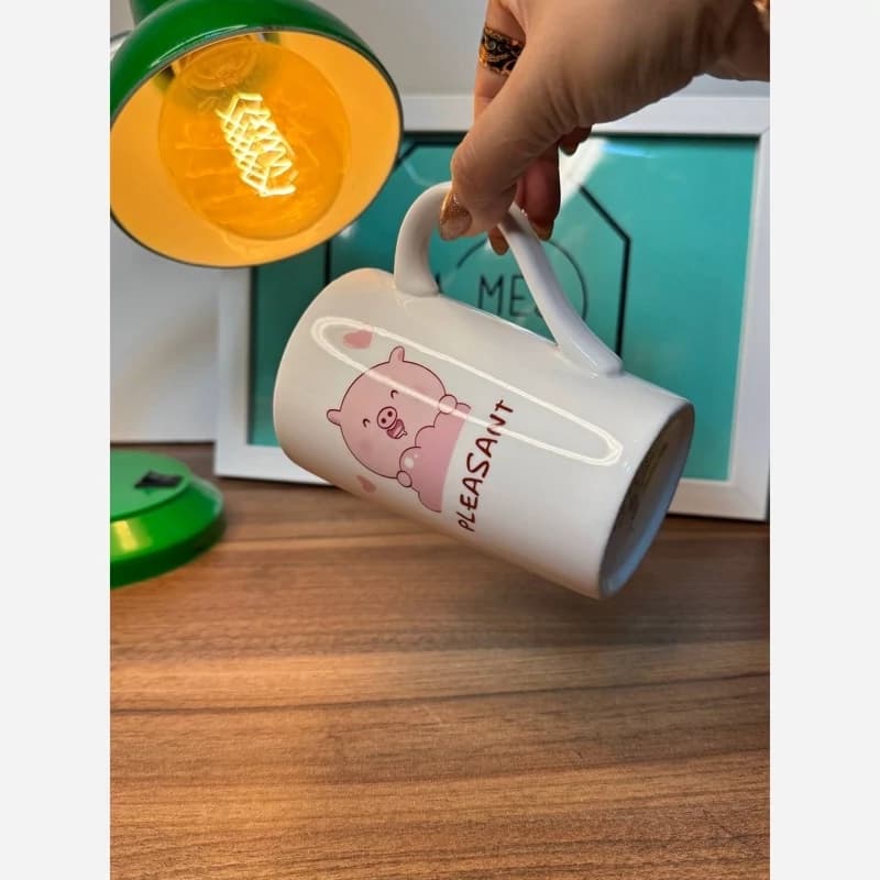 ماگ طرحدار بچه خوک — تصویر ۲