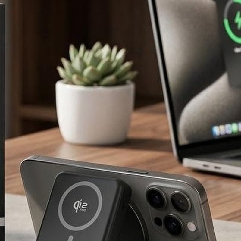 پاوربانک مگ سیف جی بی کیو مدل Calibrated ظرفیت 10000 میلیآمپر ساعت توان 25 وات