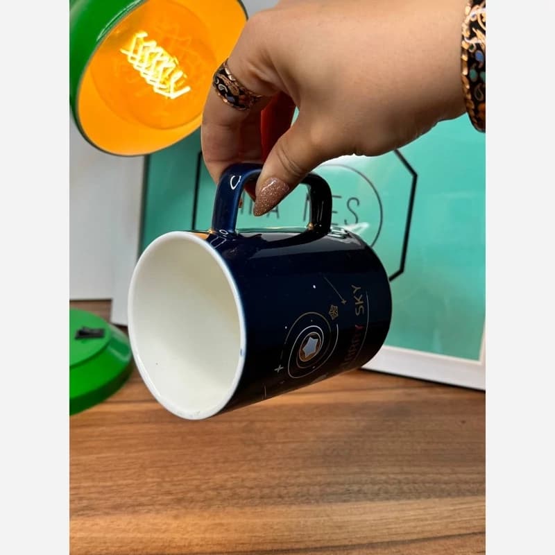 ماگ سرامیکی سرمه ای اسکای — تصویر ۲