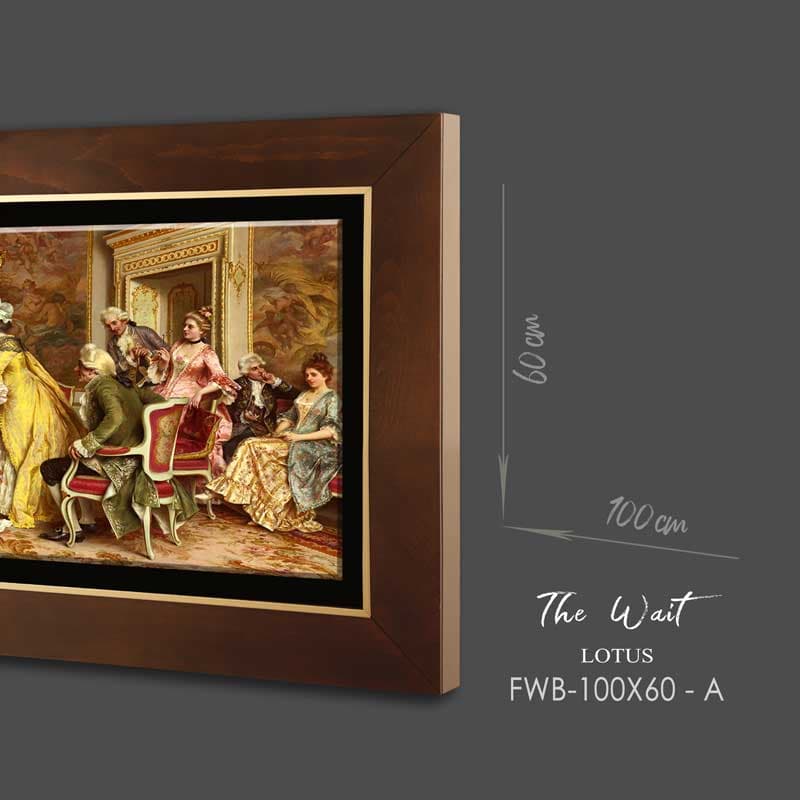 تابلو نقاشی در انتظار (THE WAIT) کد FWB-100X60-A — تصویر ۳