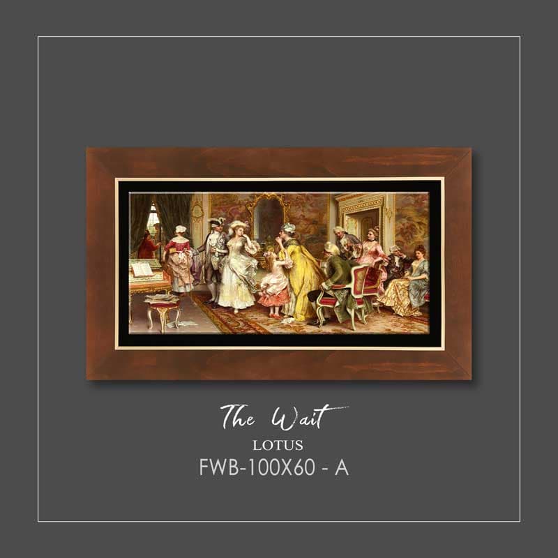 تابلو نقاشی در انتظار (THE WAIT) کد FWB-100X60-A — تصویر ۲