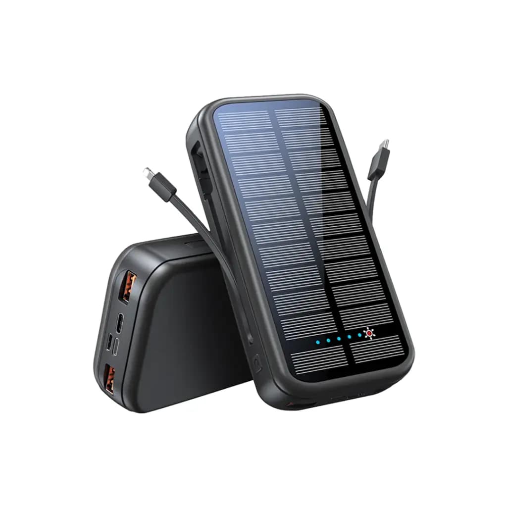 پاوربانک خورشیدی 20000 میلی‌آمپرساعت PD 20W گرین لاین مدل Solar 2 — تصویر ۳