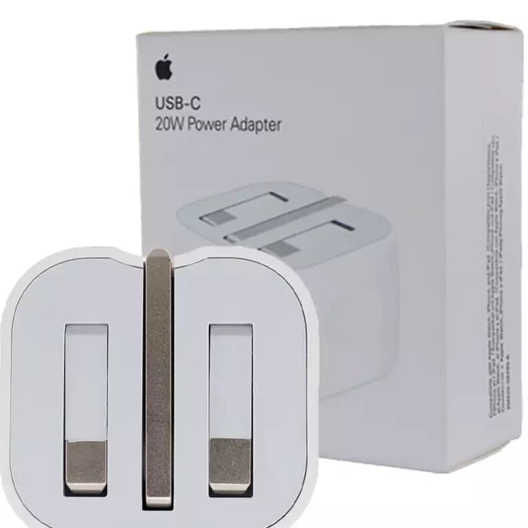 شارژر سه پین 20 وات اپل مدل USB C Power MHJF3B/A — تصویر ۳