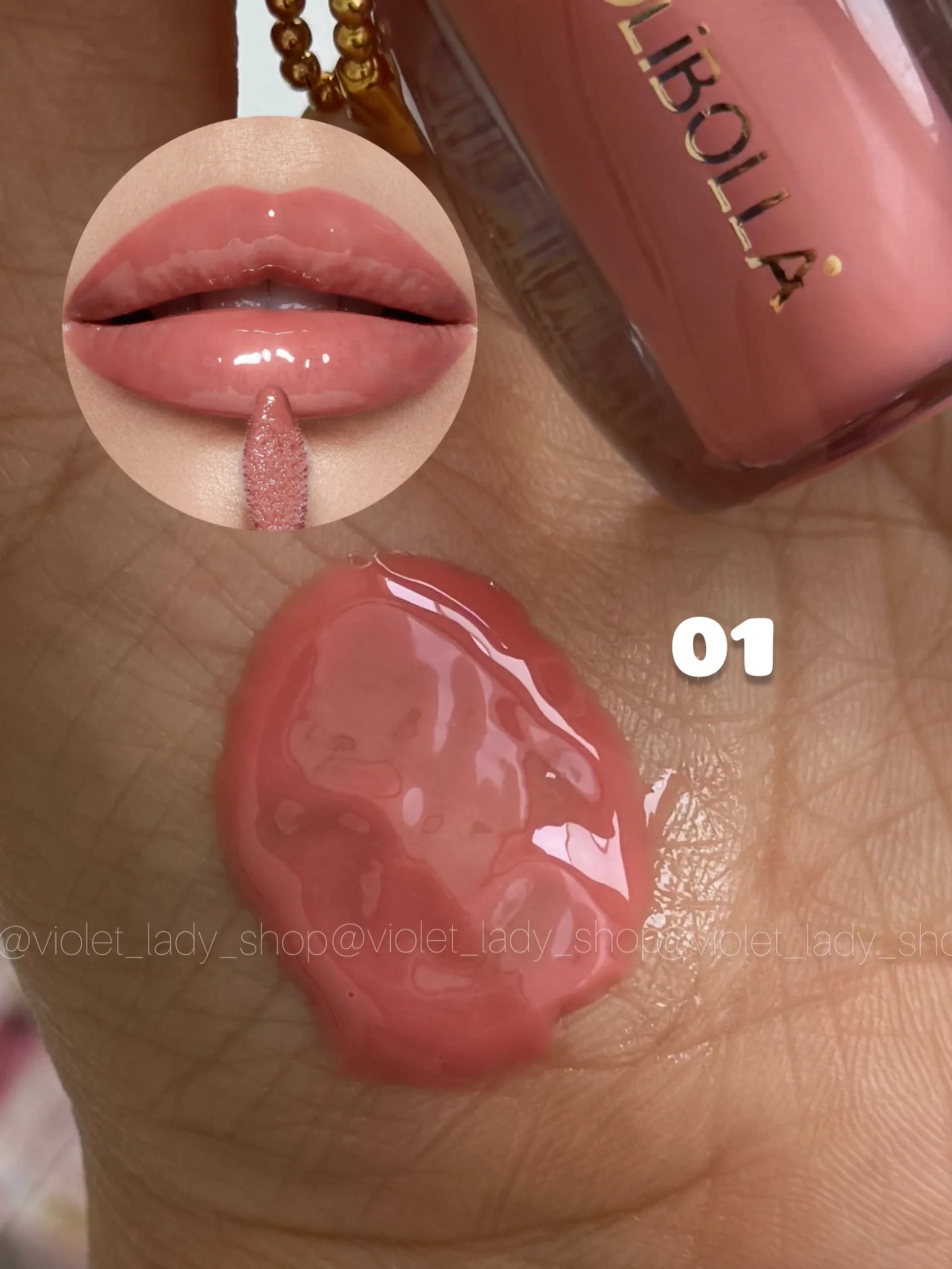 لیپگلاس سلطنتی آویزدار Olibolla — تصویر ۵