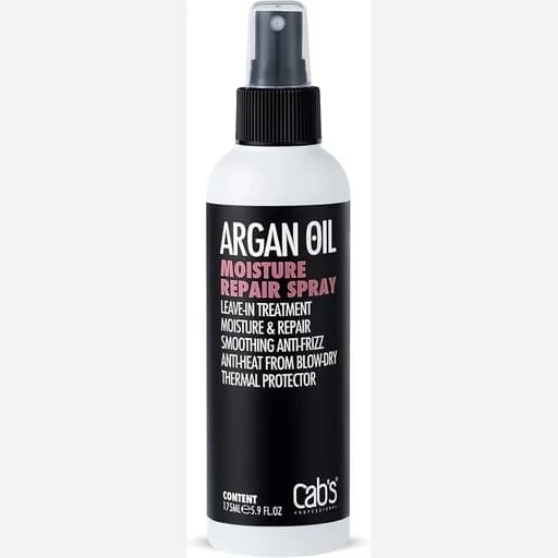 اسپری ترمیم کننده اورژانسی مو آرگان Cabs حجم 175میل Cabs Argan Oil Moisture Repair Hair Spray
