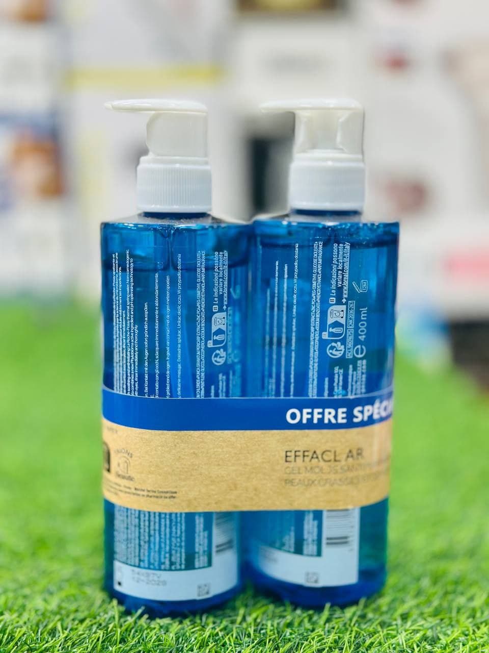 ژل پاک کننده Effaclar برای پوست های مستعد آکنه های چرب 2 x 400 ML،، ست،، مردانه | لاروش پوزای La Roche Posay Yüz Temizleme 0013