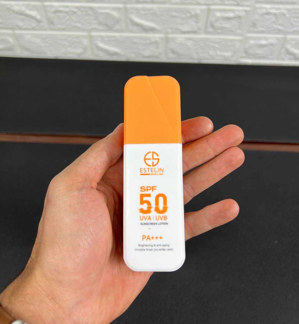لوسیون ضدآفتاب روشن‌کننده و جوانساز استلین SPF 50 — تصویر ۲