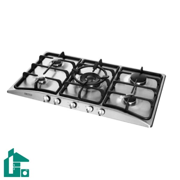 اجاق گاز رومیزی پنج شعله استیل البرز مدل S-5904 — تصویر ۴