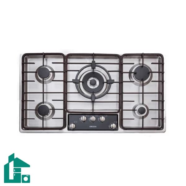 اجاق گاز رومیزی پنج شعله استیل البرز مدل S-5901 — تصویر ۳