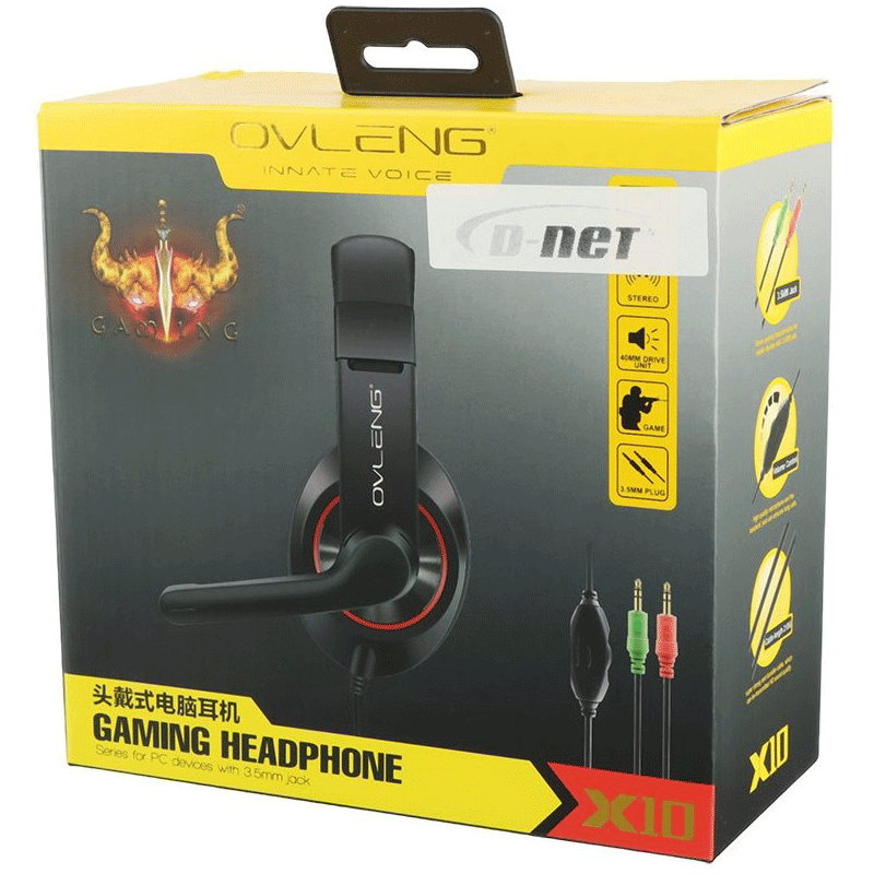هدست مخصوص بازی OVLENG X10