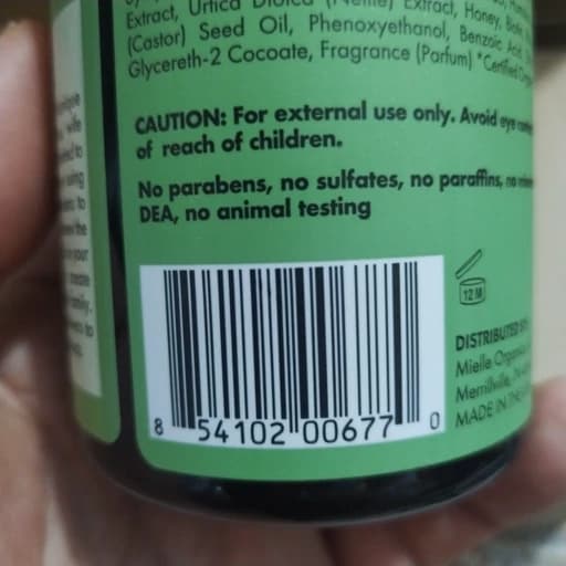 شامپو رزماری و نعناع میله Mielle حجم 355 میلی لیتر (تقویت کننده و ضد ریزش مو ارگانیک) اصل آمریکا — تصویر ۷