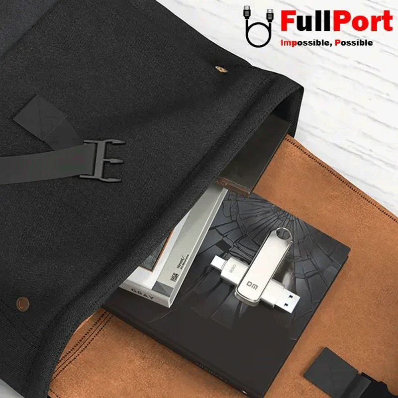 فلش دی ام مدل DM PD168 OTG 2 In 1 Type C USB3.1 با ظرفیت 32 گیگابایت — تصویر ۵
