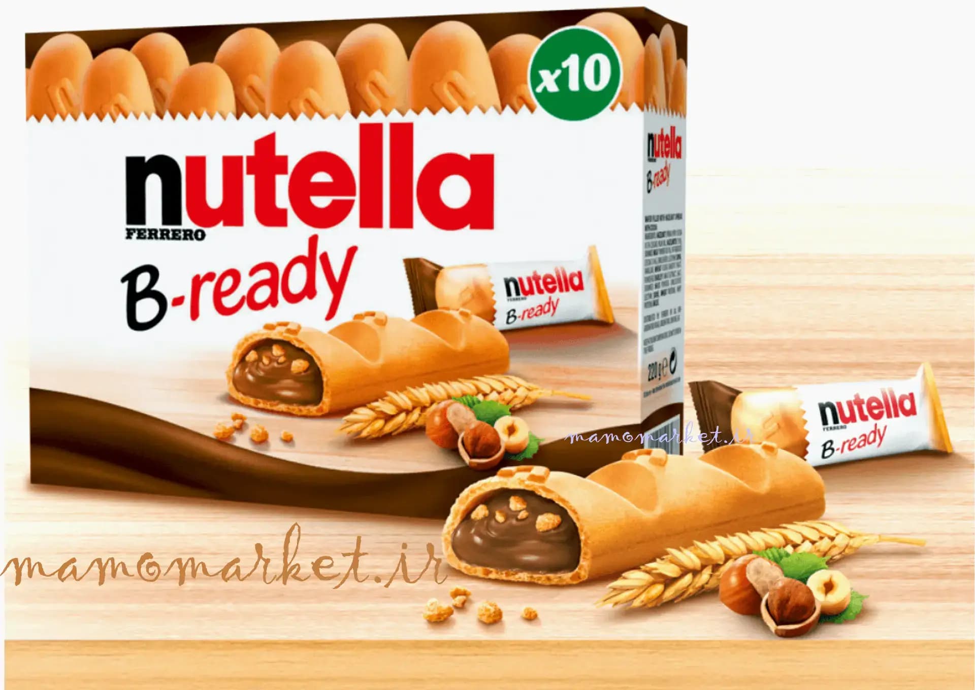 بیسکویت نوتلا بی ردی فندقی Nutella B_ready — تصویر ۳