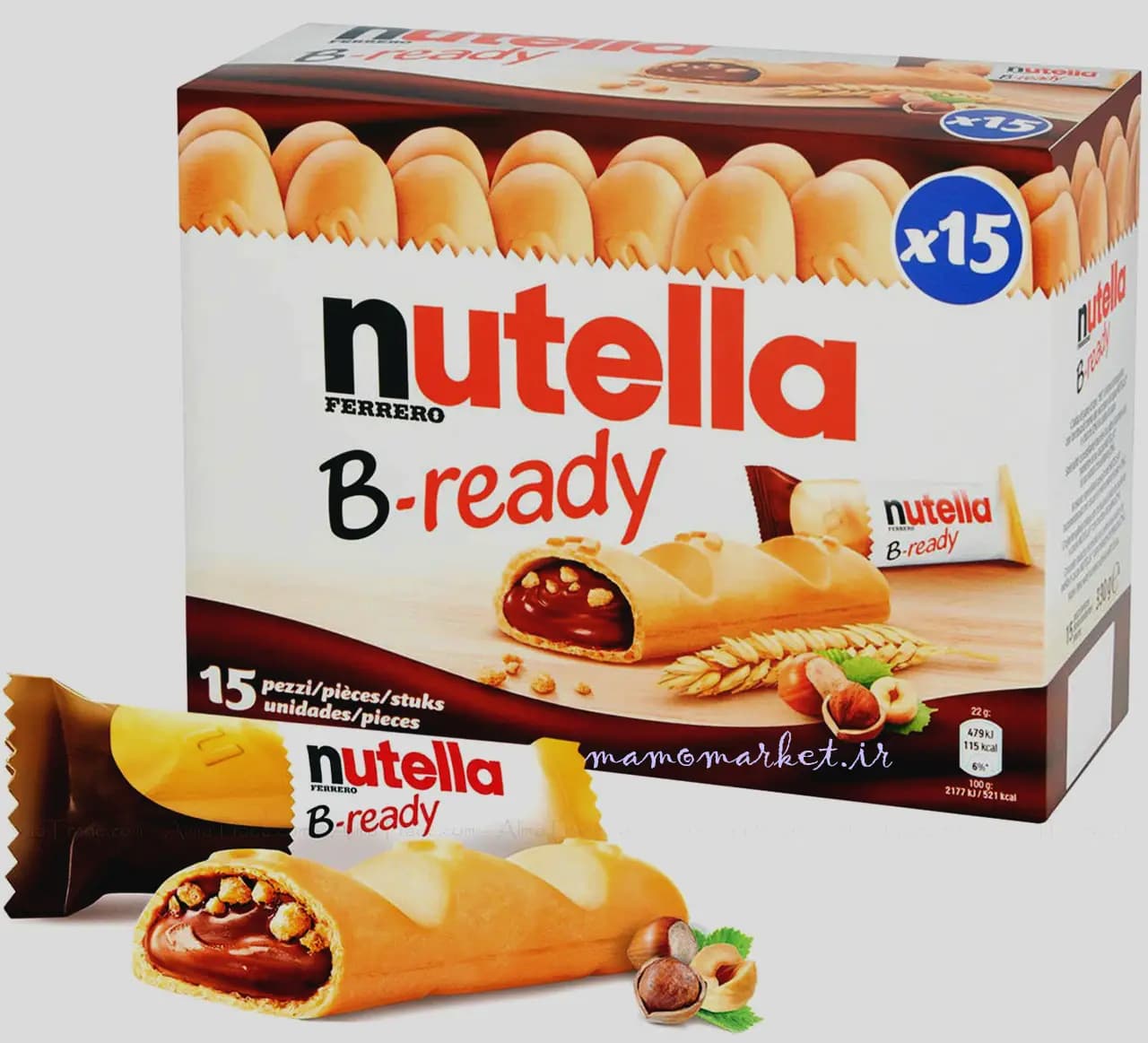 بیسکویت نوتلا بی ردی فندقی Nutella B_ready — تصویر ۶