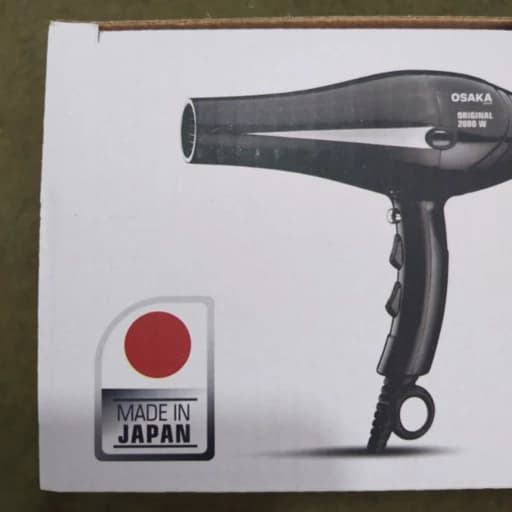 سشوار حرفه‌ای سالنی اوزاکا (Osaka) مدل OJ-4241 | موتور 2800 وات با فناوری یونیک ضد وز — تصویر ۸