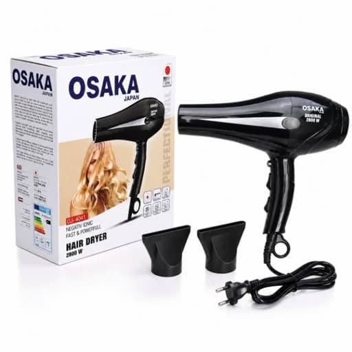 سشوار حرفه‌ای سالنی اوزاکا (Osaka) مدل OJ-4241 | موتور 2800 وات با فناوری یونیک ضد وز — تصویر ۵