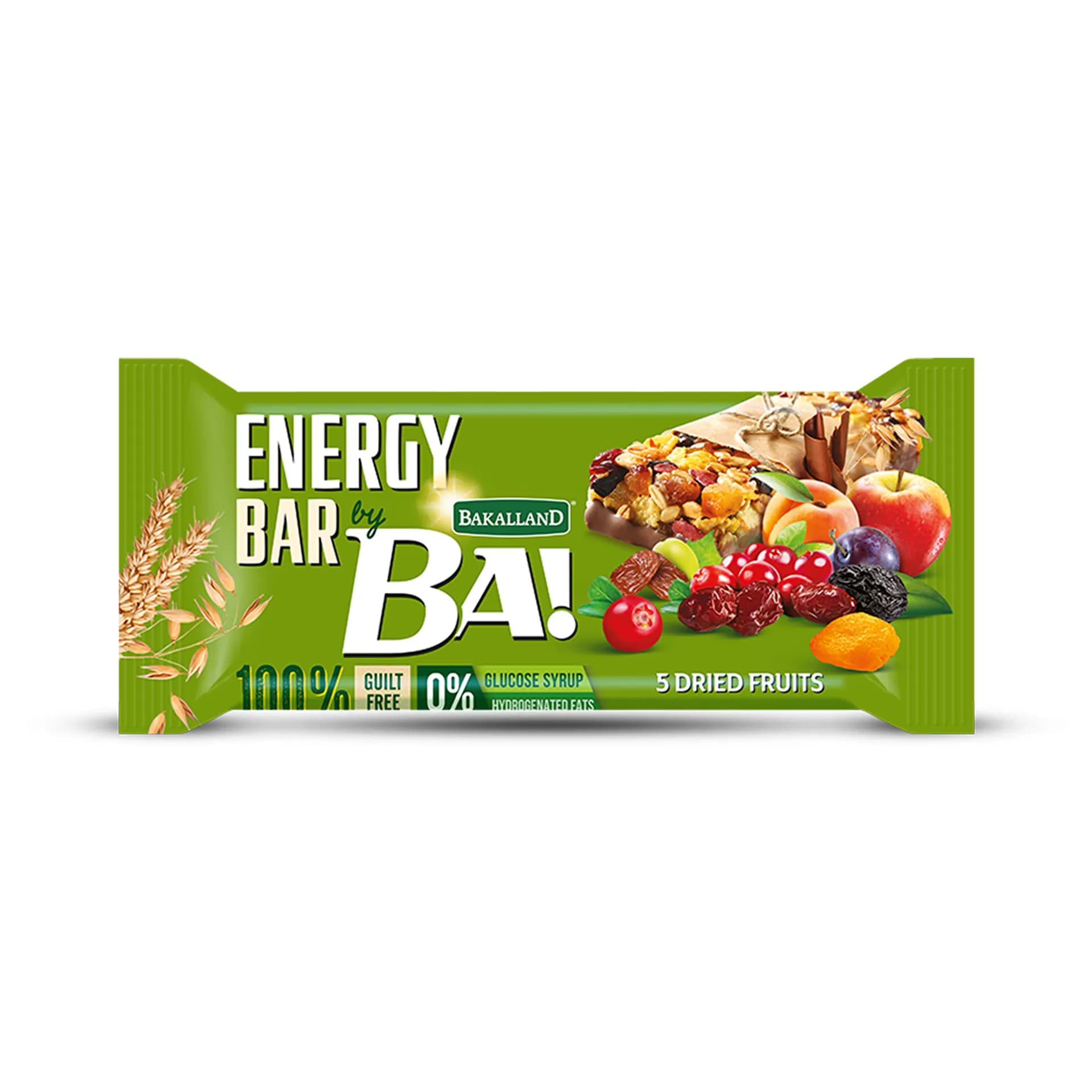 بیسکویت انرژی بار باکالند 5میوه و غلات BAKALLAND