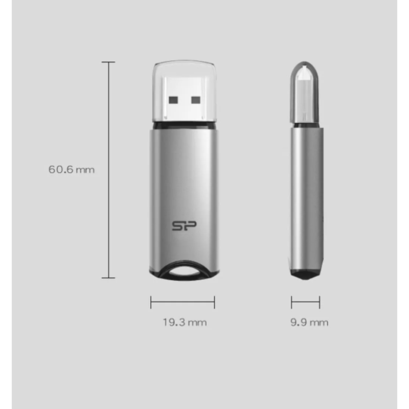 فلش مموری سیلیکون پاور مدل M02 ظرفیت 128 گیگابایت USB3.2 — تصویر ۶