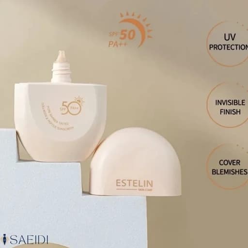 ضدآفتاب رنگی استلین کلاژن و پپتاید SPF50 PA++ | بدون رد سفیدی — تصویر ۳