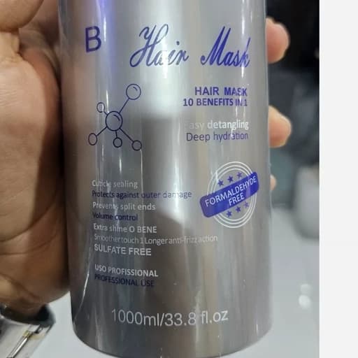 ماسک مو برزیلی سکرت اورجینال بدون سولفات حجم 1000 میل — تصویر ۴