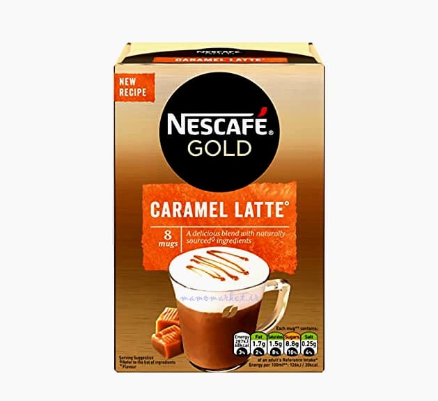 قهوه فوری نسکافه کارامل لاته Nescafe Gold Caramel Lat